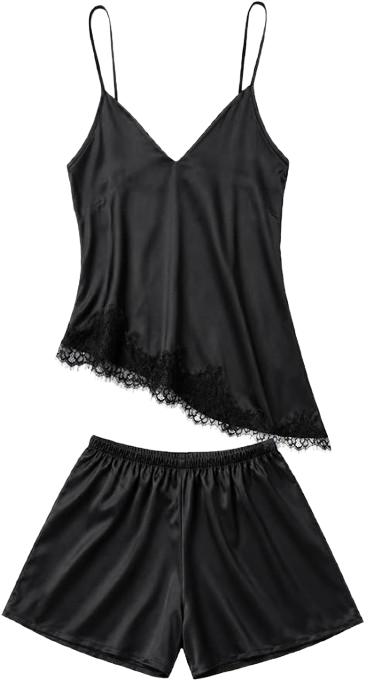 Cami and Shorts Set V Neck Sleepwear